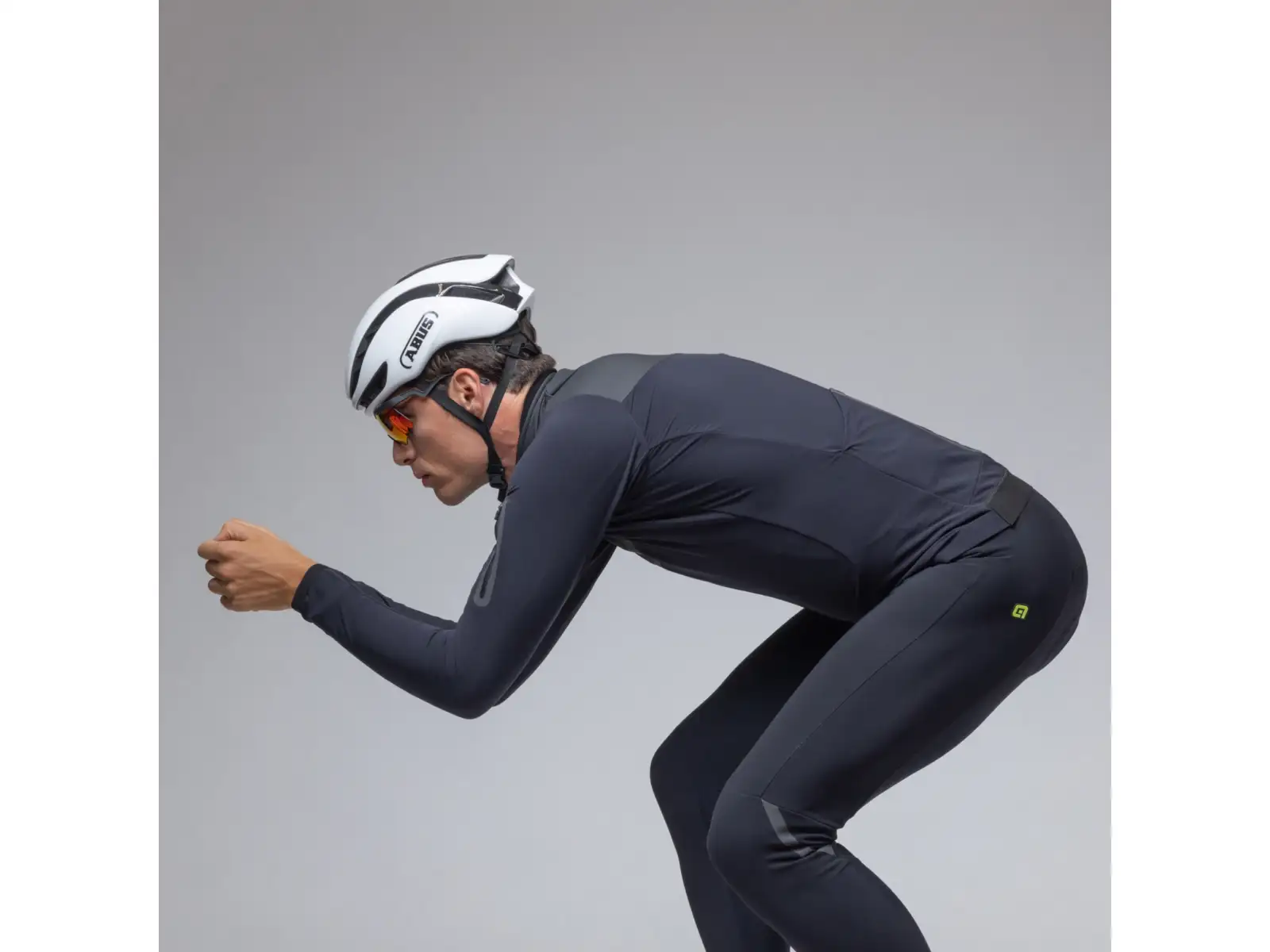 Alé R-EV1 Wool Speed pánská zimní cyklistická bunda Black