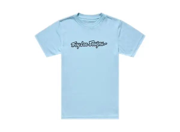 Troy Lee Designs Signature dětské triko s krátkým rukávem Dawn Blue