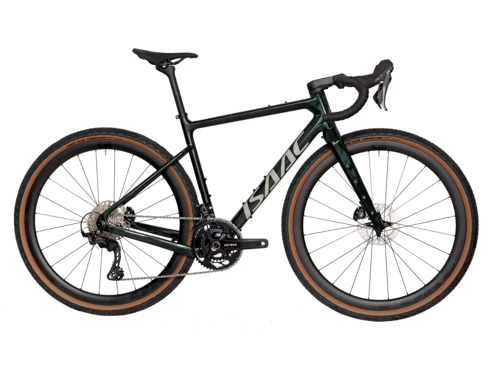 Isaac Torus Xplore GRX825 Di2 2x12 gravel kolo Moss Green