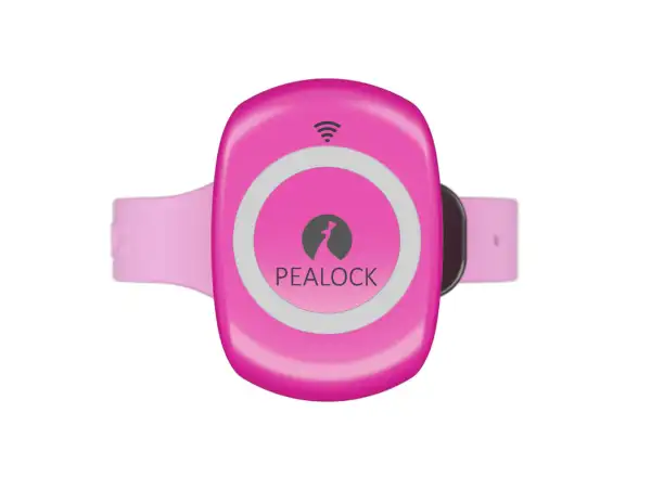 Pealock 1 elektronický zámek na sportovní vybavení růžová