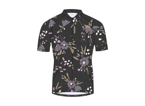 Maloja VilsaM. AOP 1/2 dámský dres krátký rukáv Deep Black