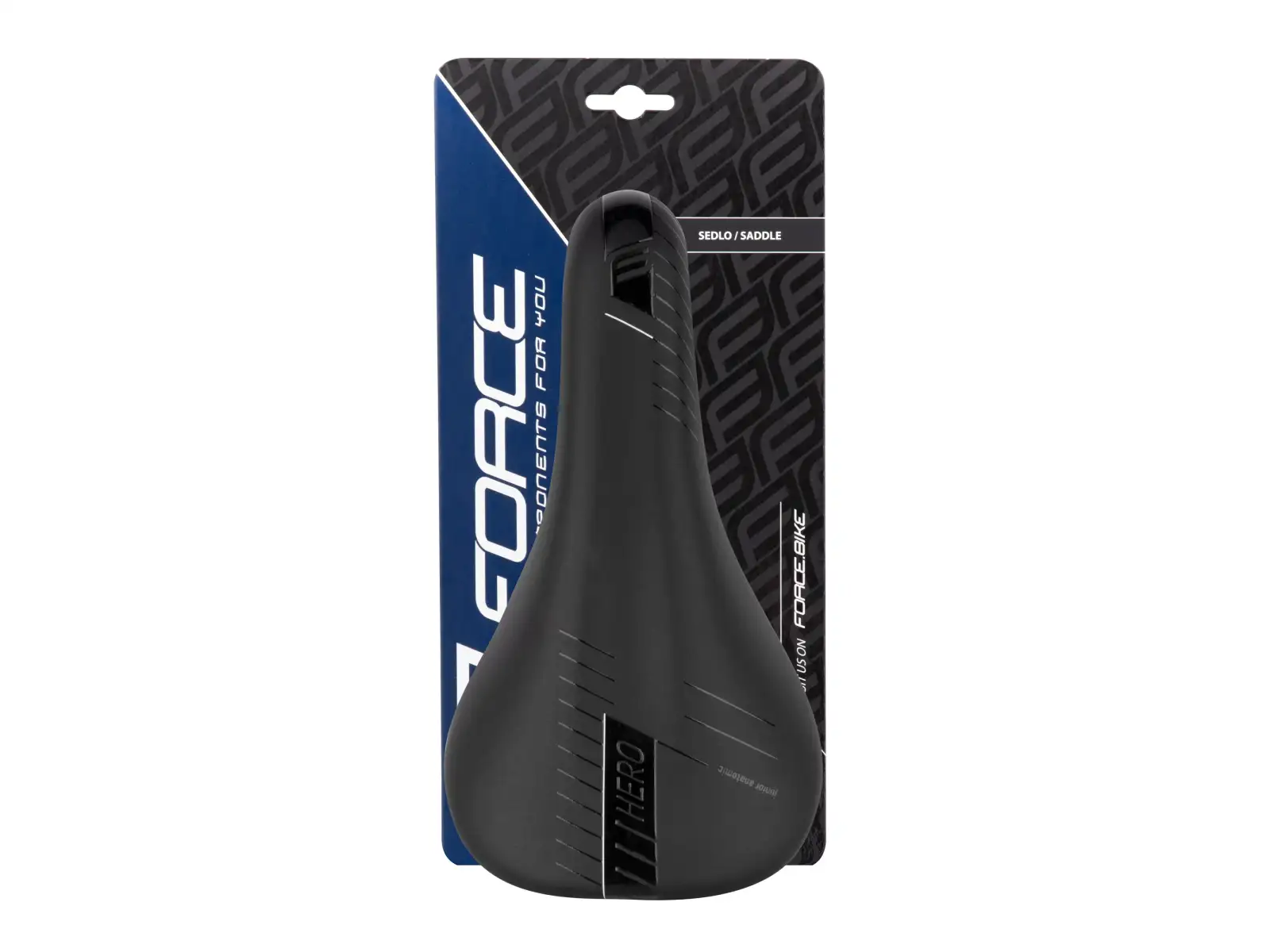 Force Hero dětské sedlo 20-24" černo-bílá