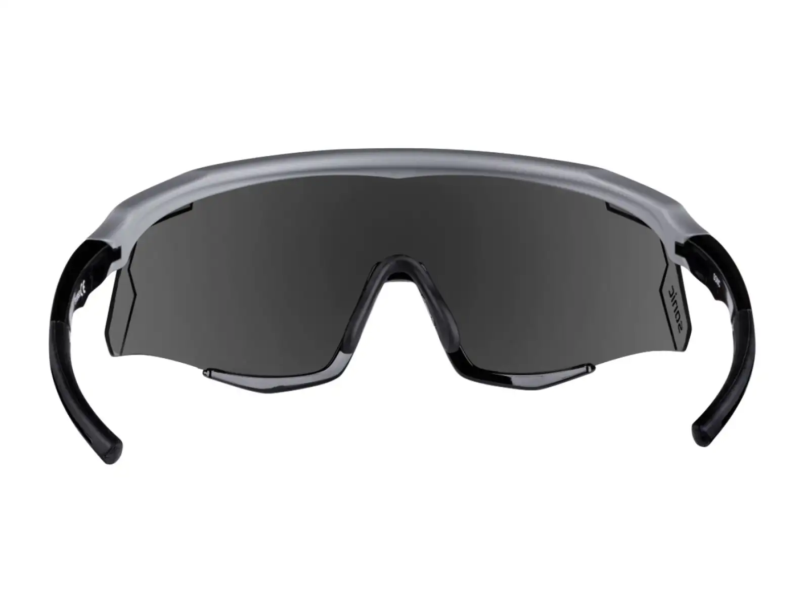 Force Sonic cyklistické brýle šedá/černá, černá zrcadlová skla