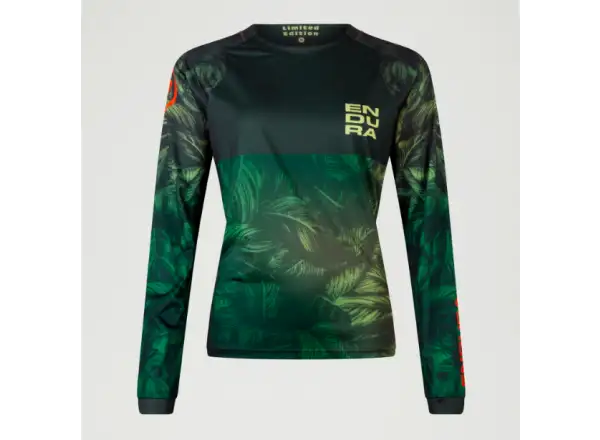 Endura Tropical Tee LTD dámský dres dlouhý rukáv Ghillie Green