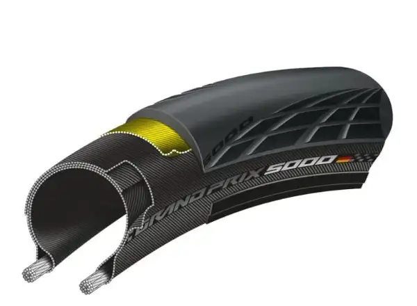 Continental GrandPrix 5000 S TR 28 mm silniční plášť kevlar černá