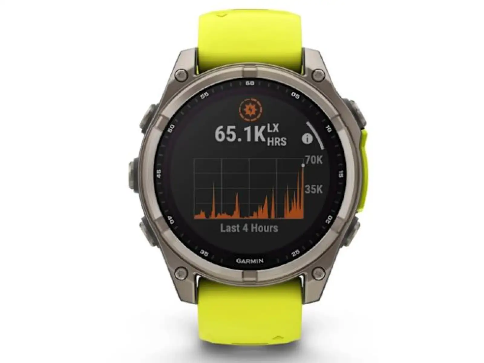 Garmin fenix 8 - 47 mm Solar Sapphire chytré hodinky Titanium Yellow/Graphite