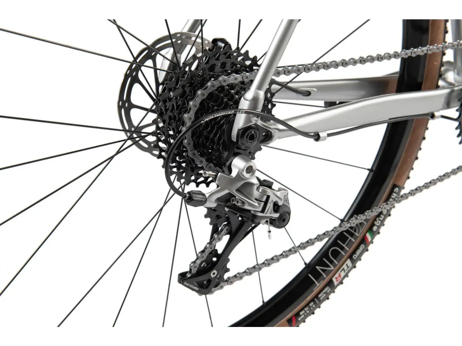 Bombtrack Tension 2 cyklokrosové kolo Glossy Grey / Green
