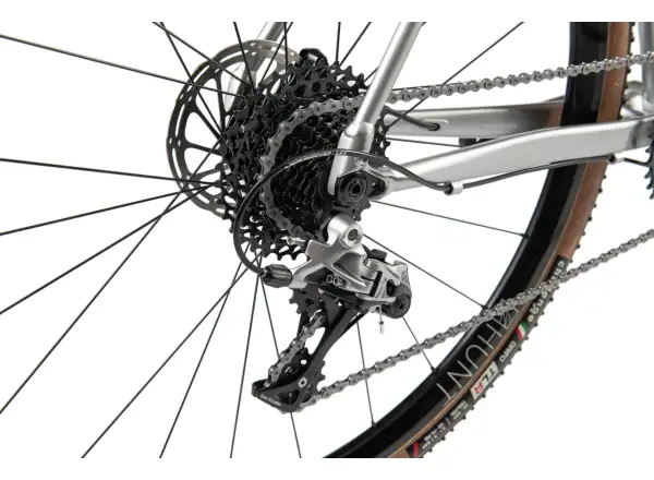 Bombtrack Tension 2 cyklokrosové kolo Glossy Grey / Green