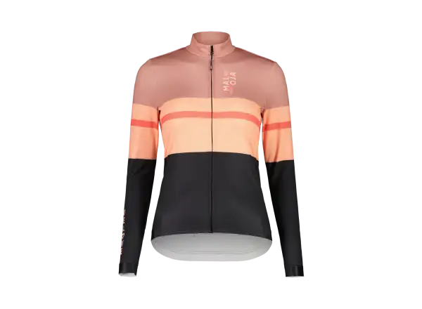 Maloja ToadstoolM. 1/1 dámská cyklistická bunda Deep Black Multi