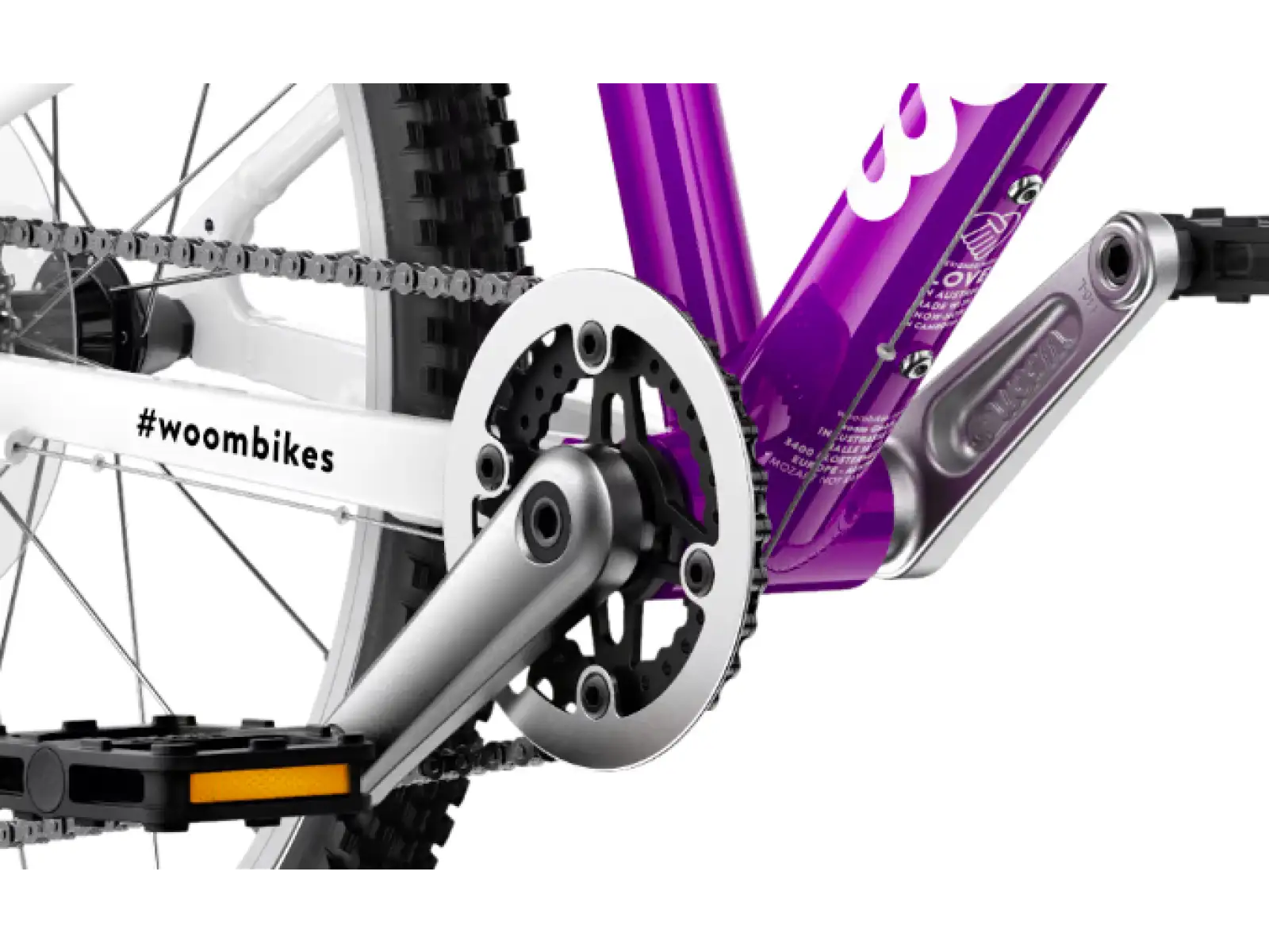 Woom 4 dětské kolo 20" Purple