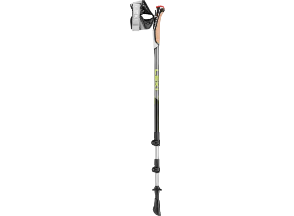 Leki Traveller Alu trekingové hole Black/Silvergray/Neonyellow