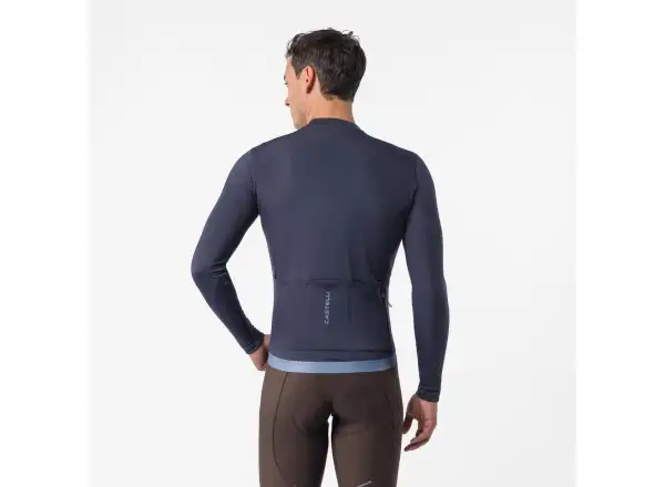 Castelli Espresso Thermal 2 pánský dres dlouhý rukáv Twilight blue