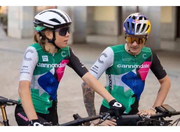 Cannondale CFR Replica pánský dres krátký rukáv zelená/modrá