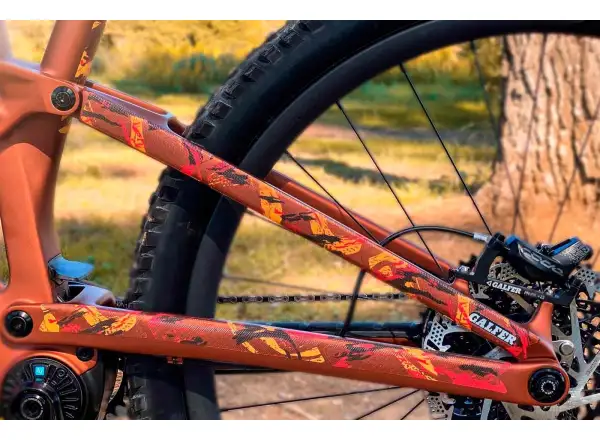All Mountain Style ochranné polepy na rám Extra RedBull Rampage Red/Yellow