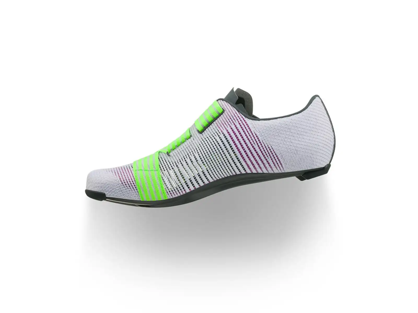 Fizik Vento Powerstrap Aeroweave silniční tretry Light Violet/Neon Green