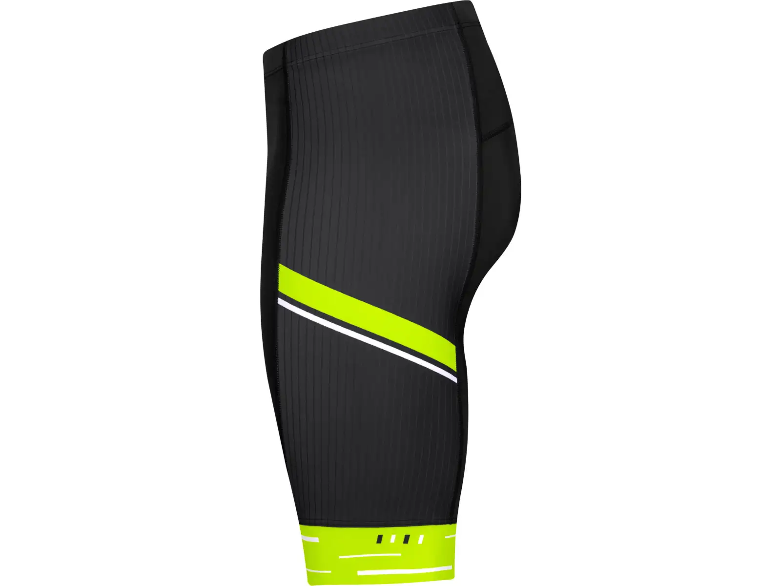 Etape Racing 2.0 pánské kraťasy s vložkou černá/žlutá fluo