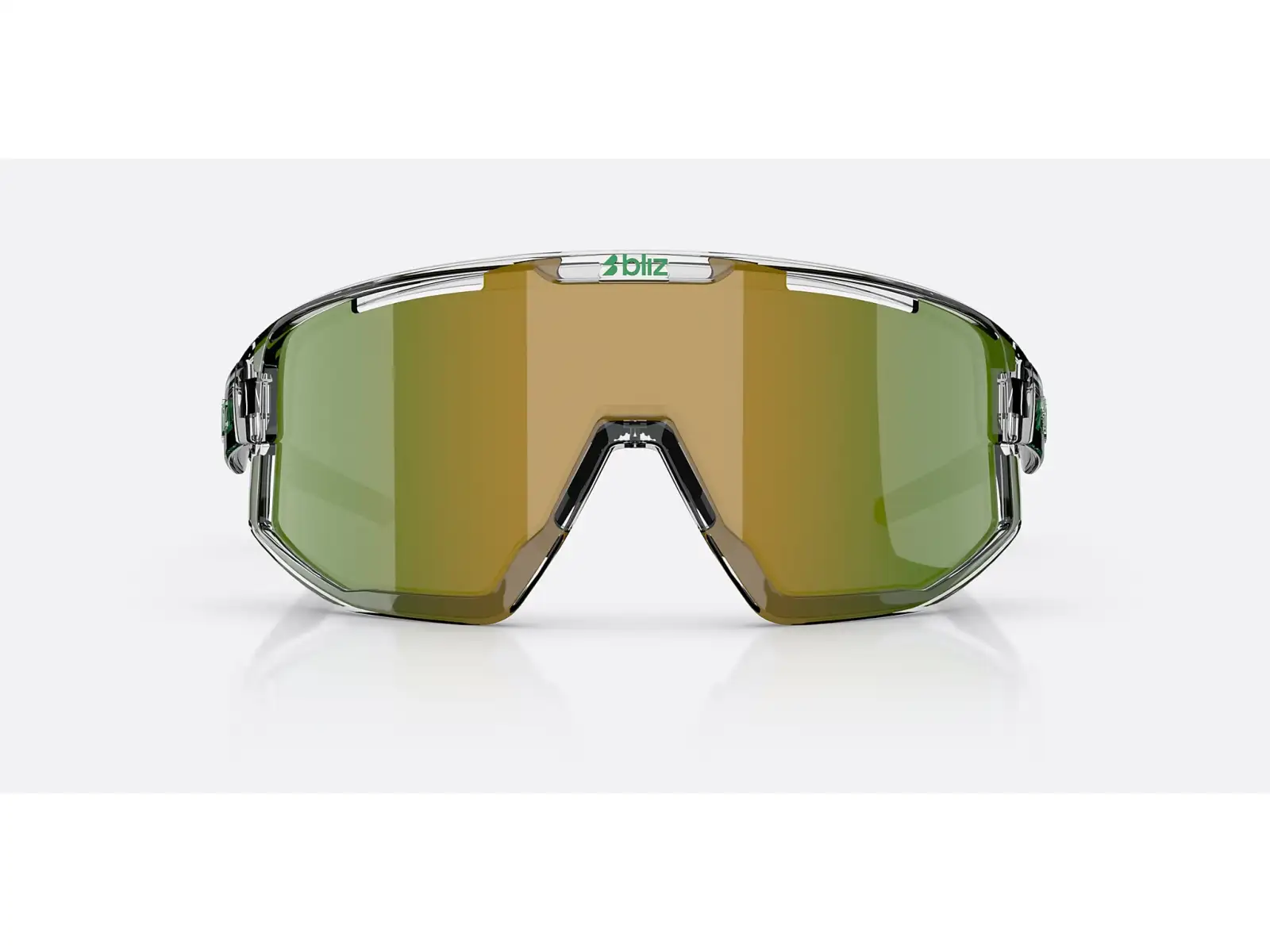 Bliz Fusion sluneční brýle Transparent White/Brown Green Multi
