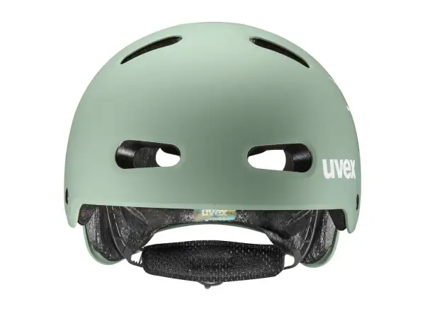 Uvex Kid 4 Style dětská přilba Bam Moss Green/Papaya Matt