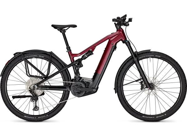 Focus Thron2 6.8 EQP DI 625Wh celoodpružené elektrokolo Mahagonyred/Magicblack