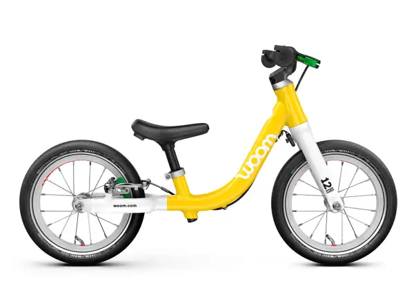 Woom GO 1 Vibrant Yellow 12 dětské odrážedlo