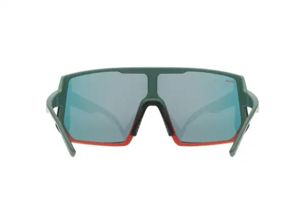 Uvex Sportstyle 235 brýle Moss Green Grapefruit Mat/Mirror Red (cat. 2)