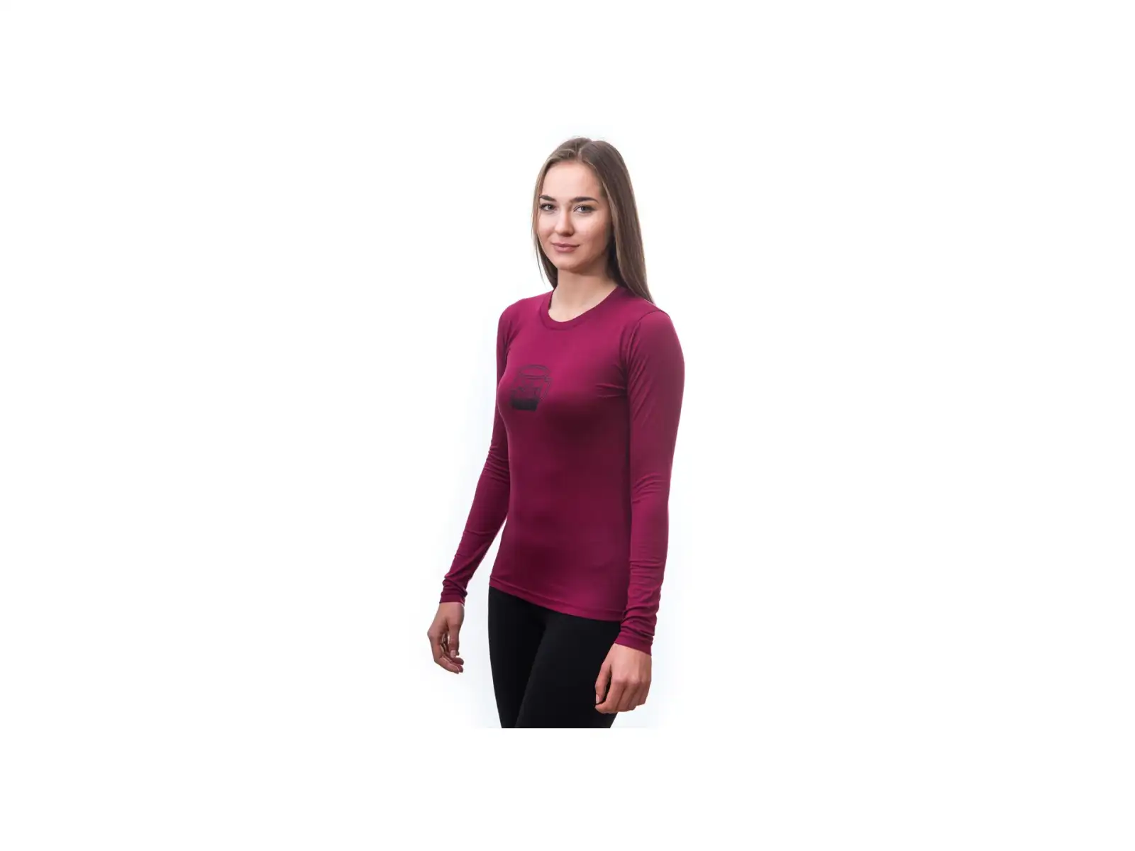 Sensor Merino Active Pt Mug dámské triko dlouhý rukáv Lilla