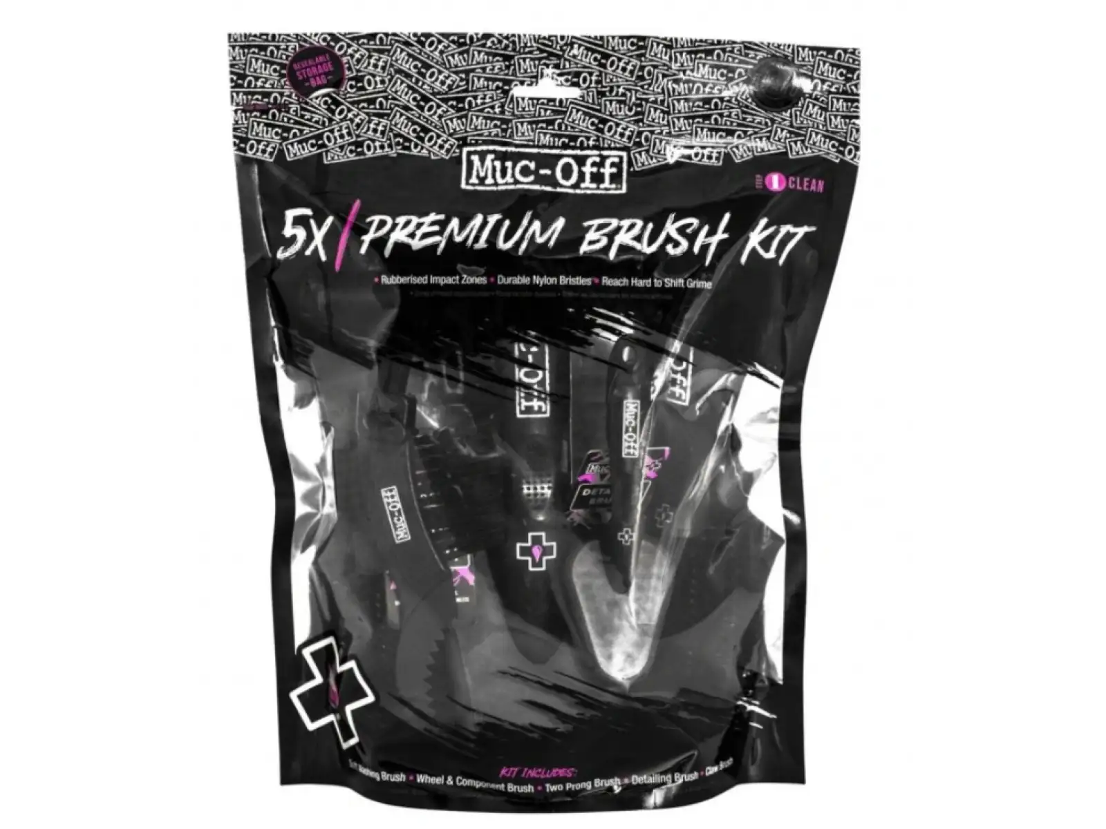 Muc-Off 5 Brush Set sada čistící kartáče