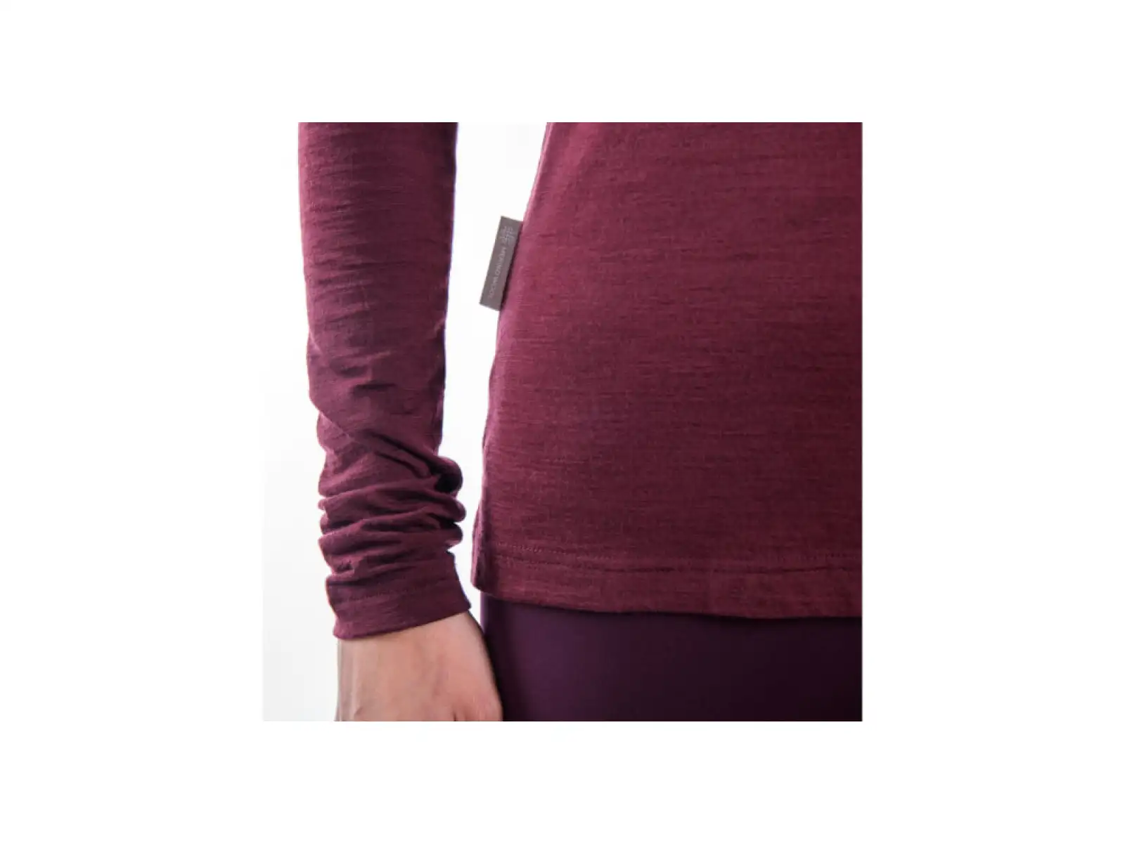 Sensor Merino Air PT Hills dámské triko dlouhý rukáv Port Red