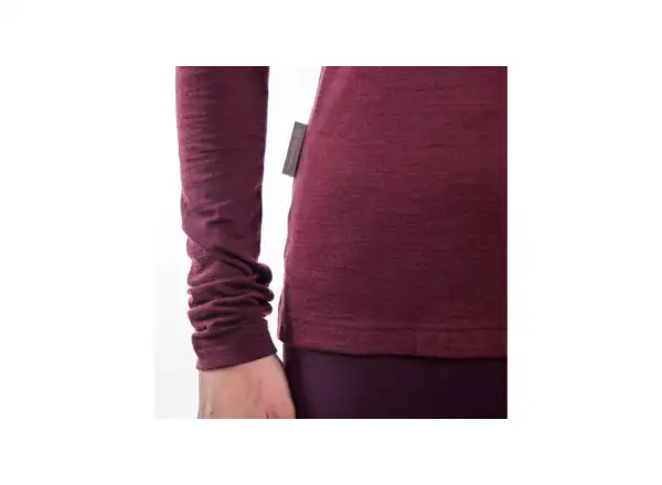 Sensor Merino Air PT Hills dámské triko dlouhý rukáv Port Red