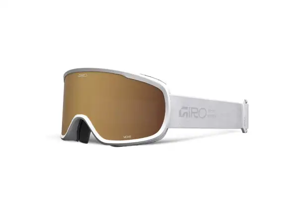 Giro Moxie dámské lyžařské brýle White Stacked/Amber Gold/Yellow (2skla)