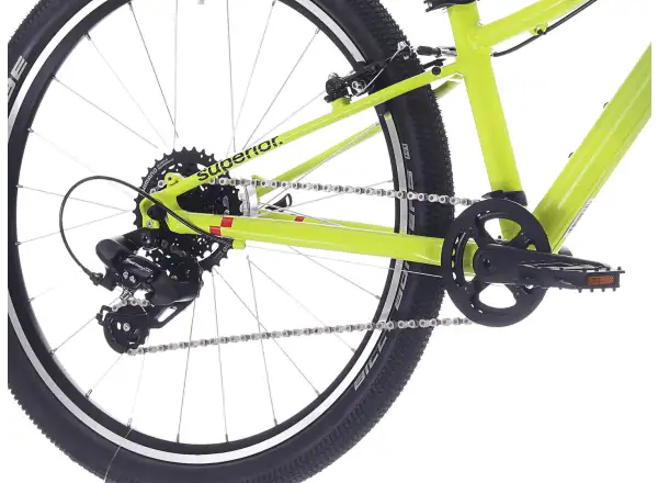 Superior RACER 24 dětské kolo Matte Radioactive Yellow