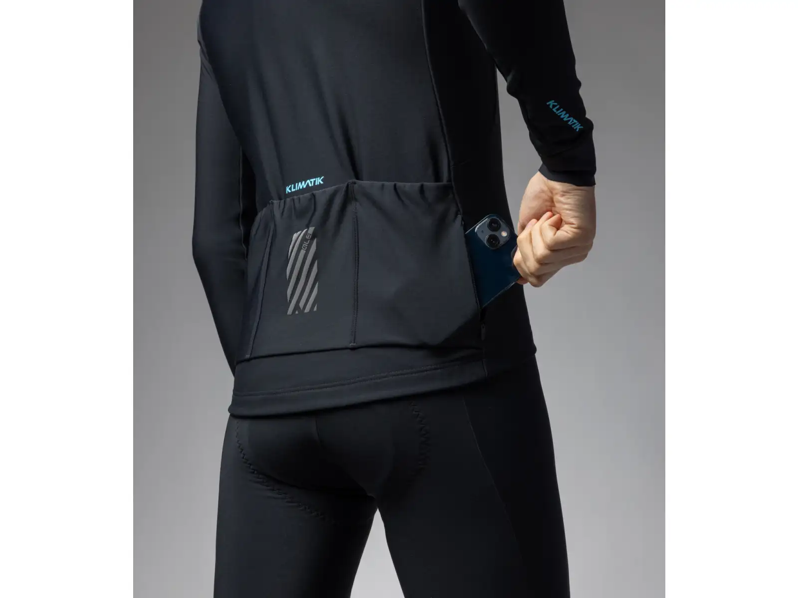 Alé Klimatik K-IDRO pánský dres dlouhý rukáv Black