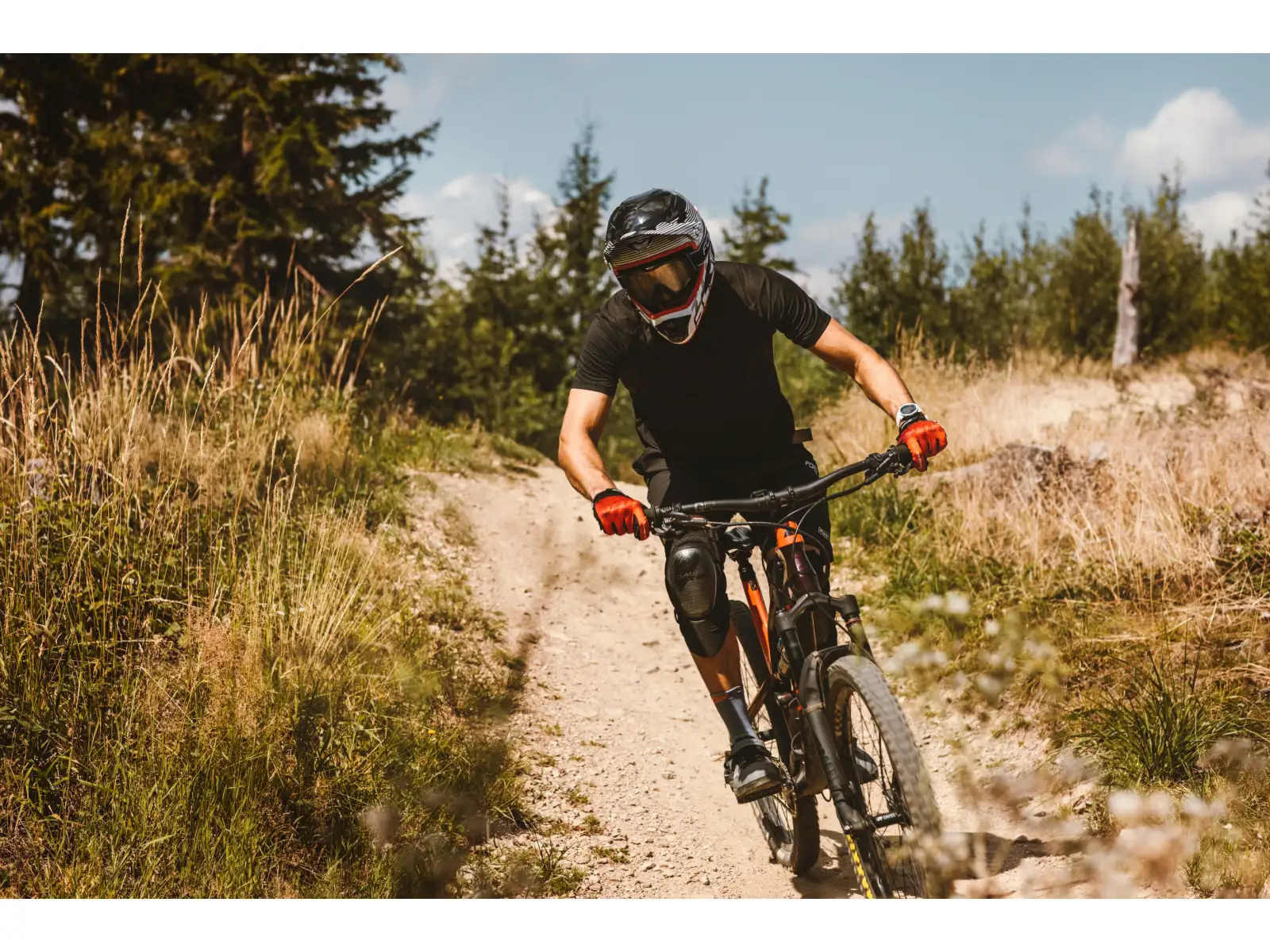 Force MTB Mount pánský dres krátký rukáv černá
