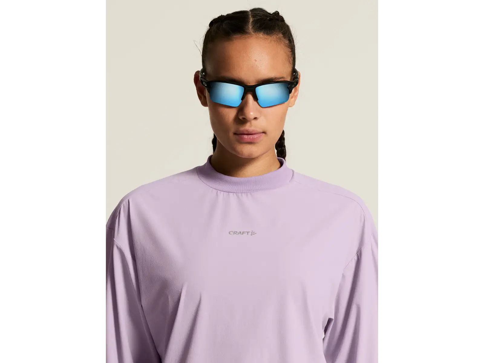 Craft Hypervent Wind Top dámské triko dlouhý rukáv fialová