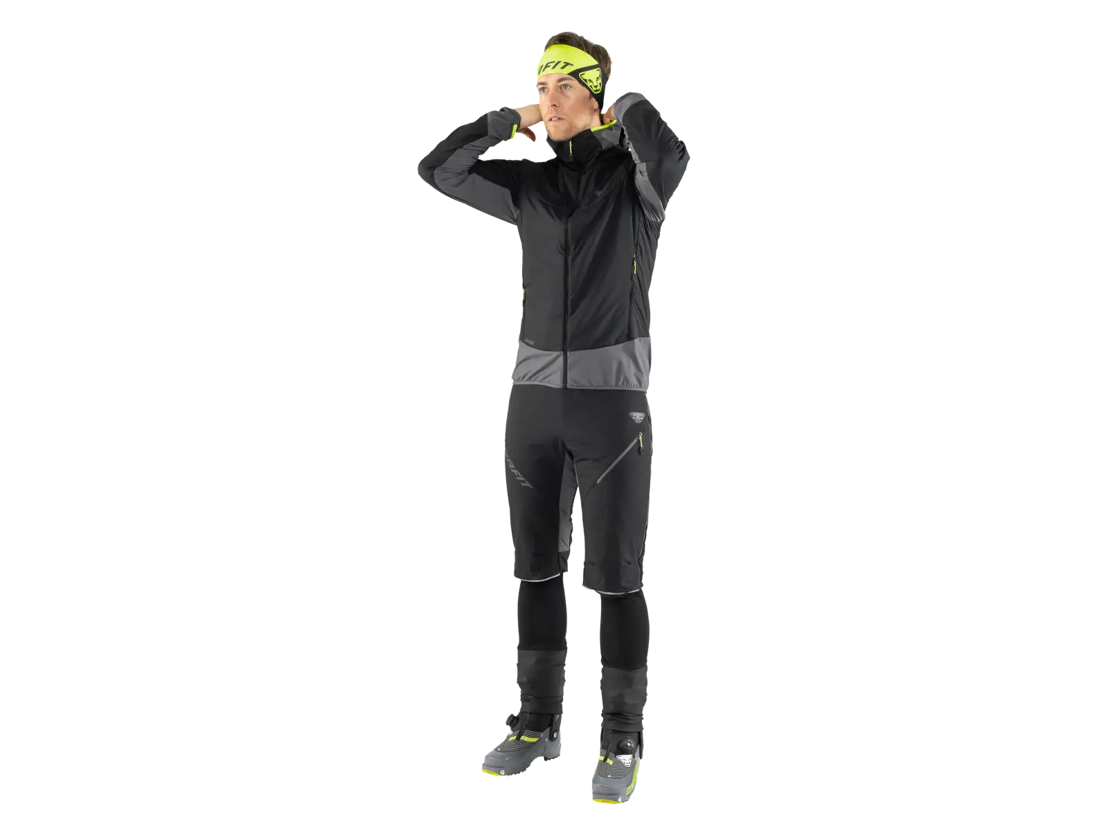 Dynafit Mezzalama Polartec Alpha Overshorts kraťasy černé