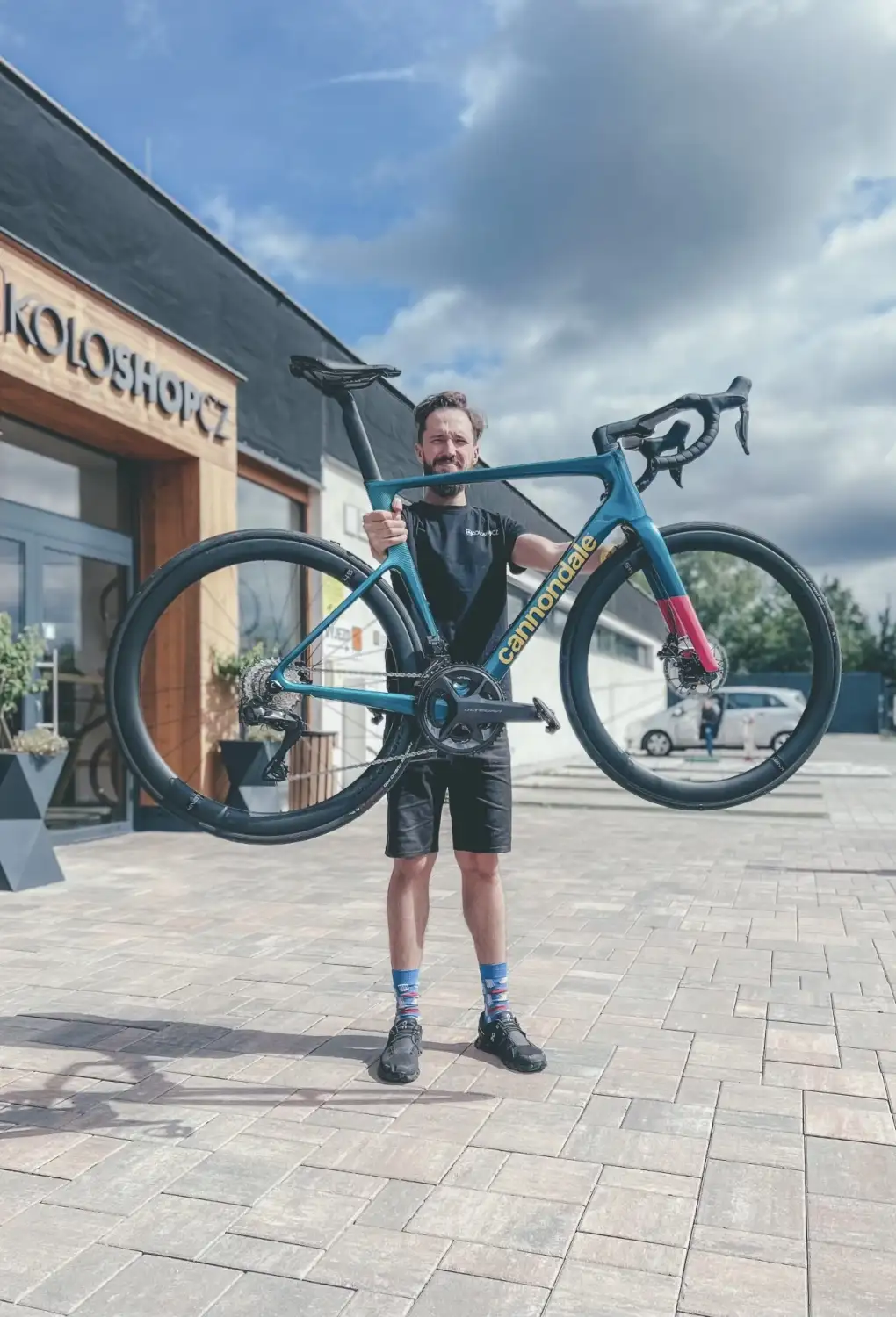 Na čem jezdí Koloshop? Karel na Cannondale SuperSix EVO Carbon 2
