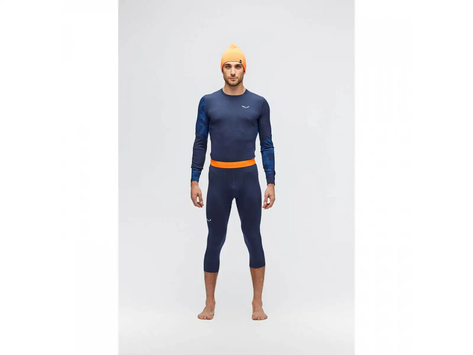 Salewa Cristallo Warm pánské triko dlouhý rukáv Navy Blazer