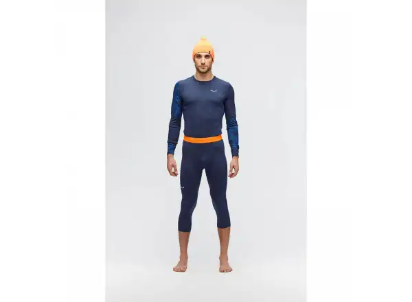 Salewa Cristallo Warm pánské triko dlouhý rukáv Navy Blazer
