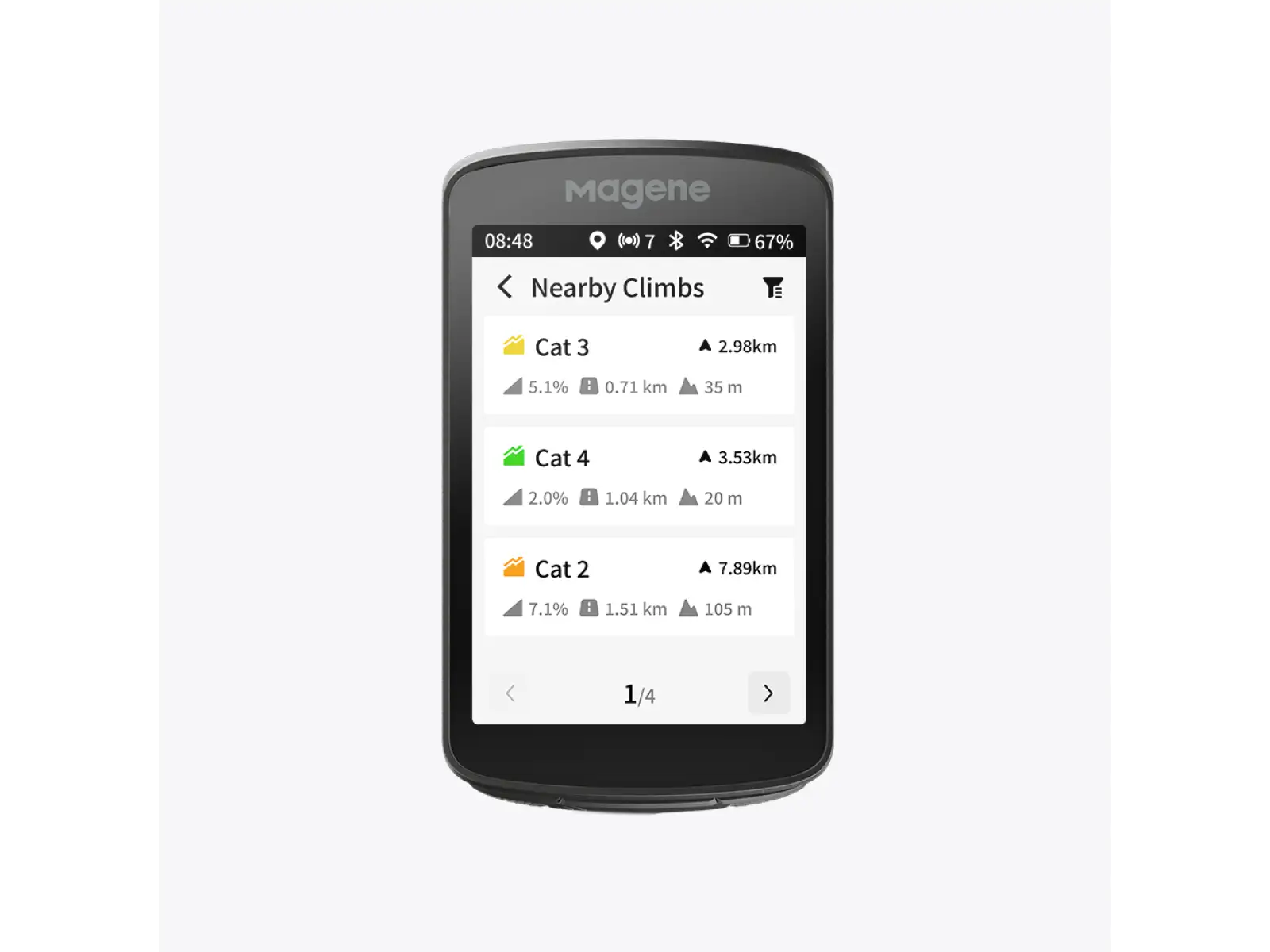 Magene C706 GPS cyklopočítač