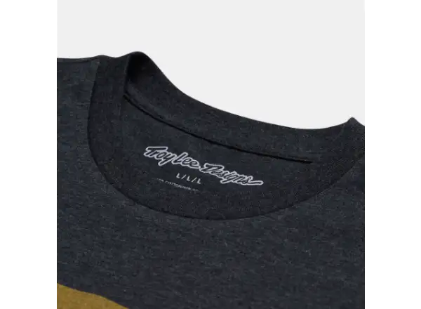 Troy Lee Designs Stamp triko s krátkým rukávem Black Heather