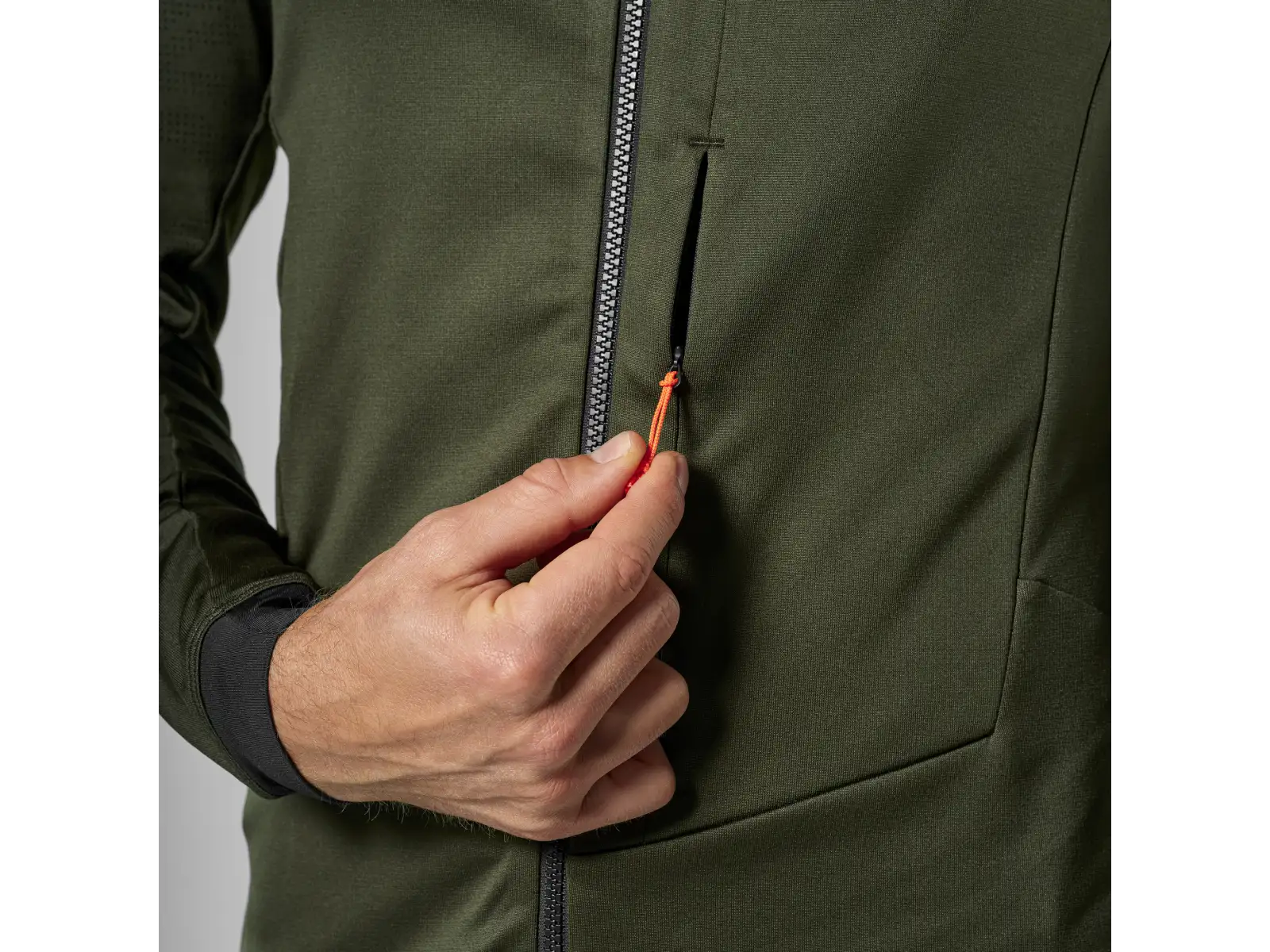 Salewa Sella Crevasse pánská mikina Dark Olive
