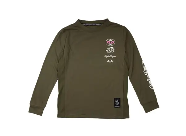 Troy Lee Designs Skyline Ride Tee dětský dres dlouhý rukáv Worldwide Caper