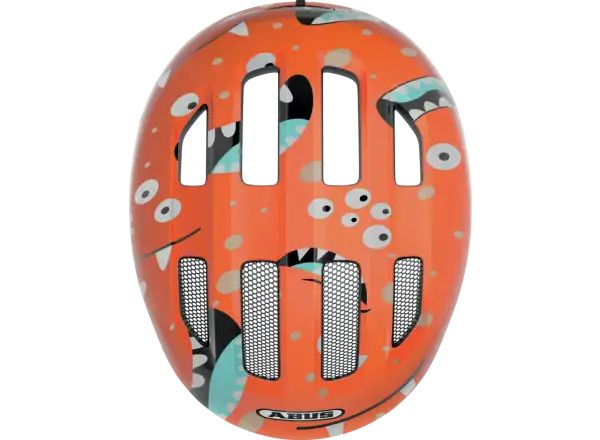 Abus Smiley 3.0 dětská přilba Orange Monster