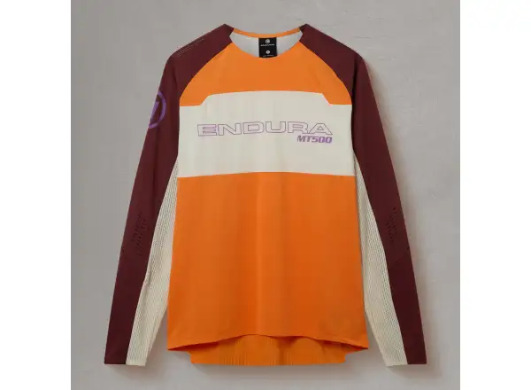 Endura Mt500 Burner Lite L/S pánský dres dlouhý rukáv Endura orange
