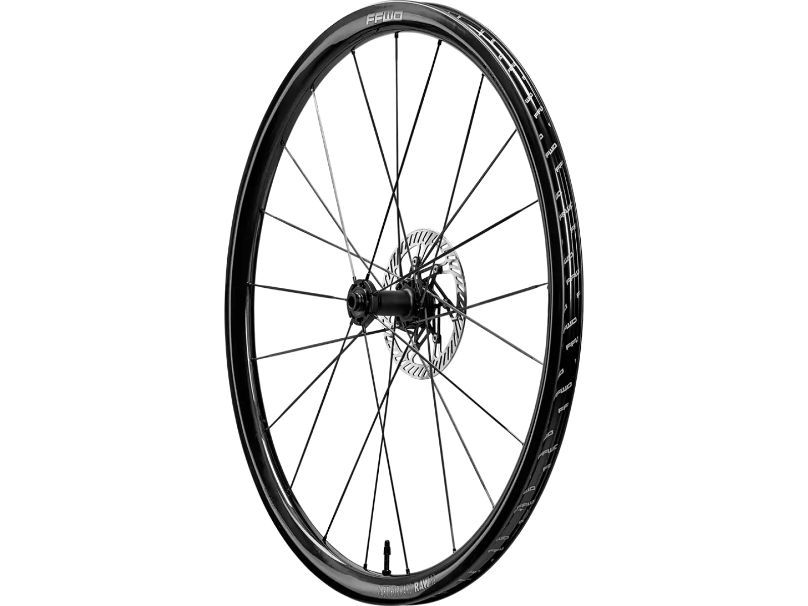FFWD RAW CS 33 silniční vypletená kola Glossy Black