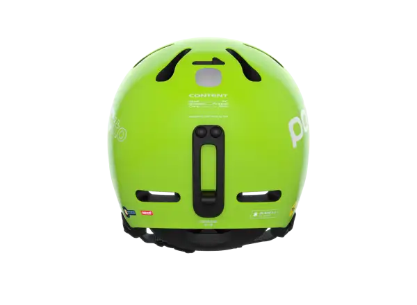 POC POCito Fornix MIPS dětská lyžařská přilba Fluorescent Yellow/Green