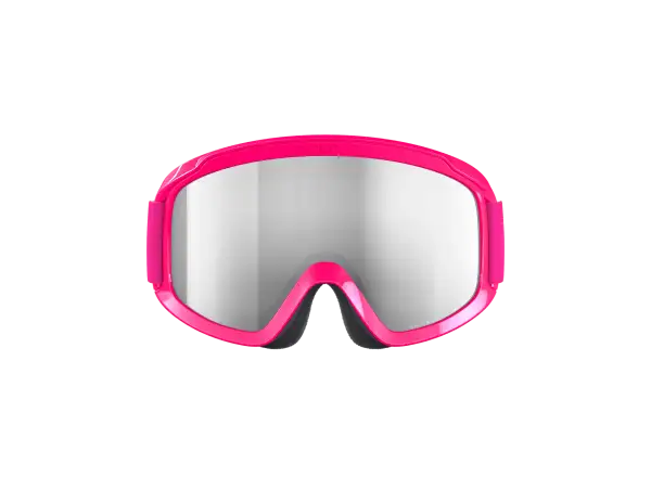 POC POCito Opsin dětské lyžařské brýle Fluorescent Pink/Partly Sunny Silver