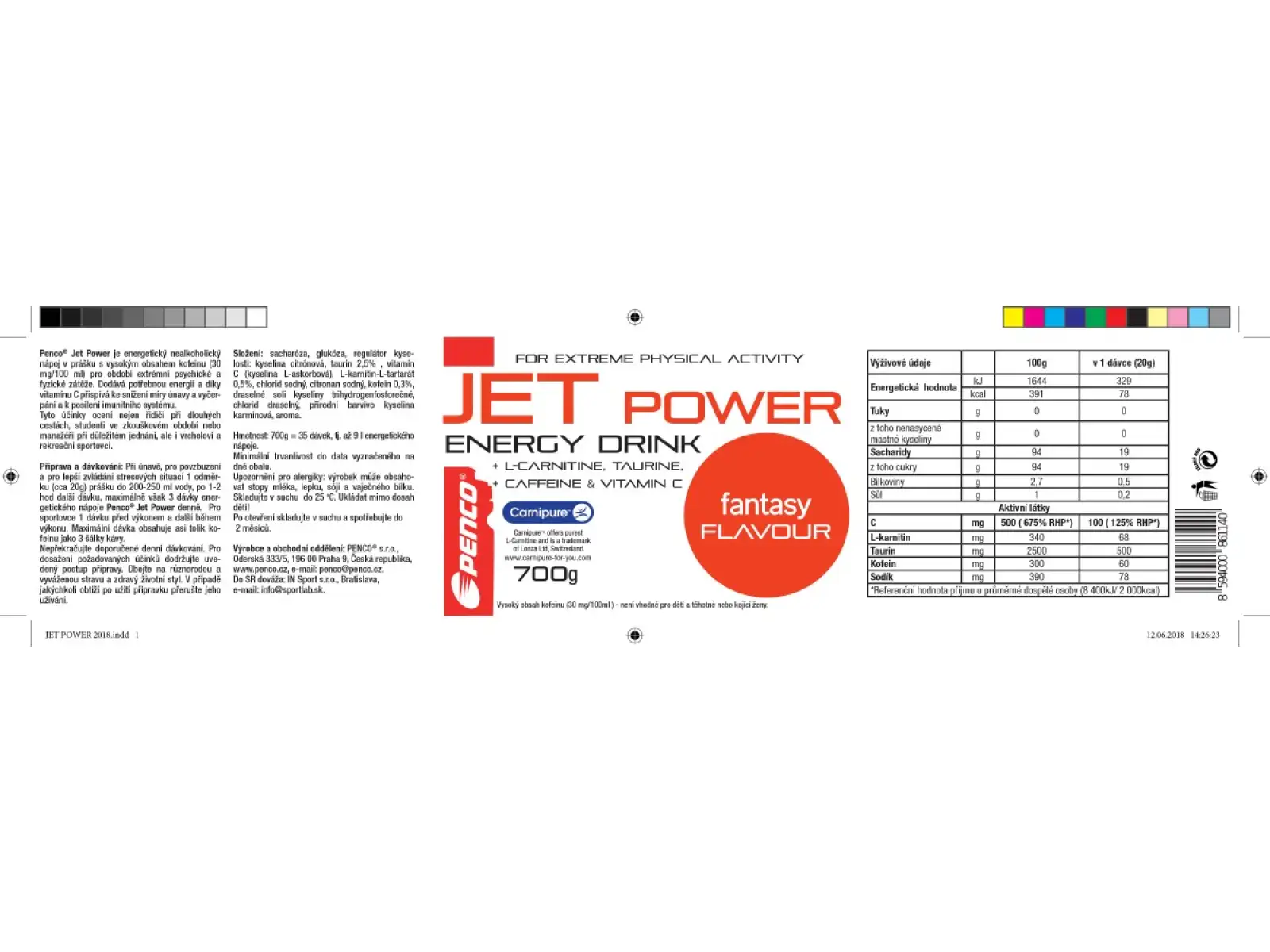 Penco Jet Power dóza 700g