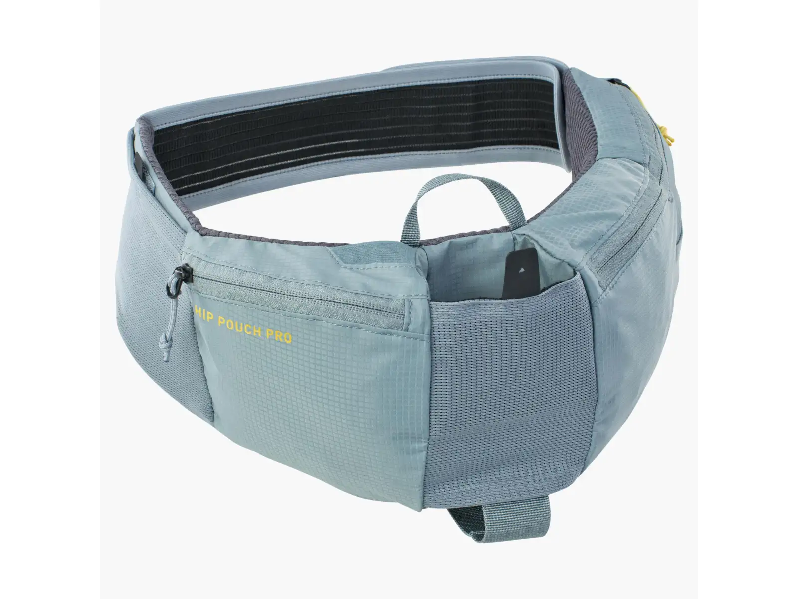 Evoc Hip Pouch Pro ledvinka 1 l Steel + láhev 0,55 l