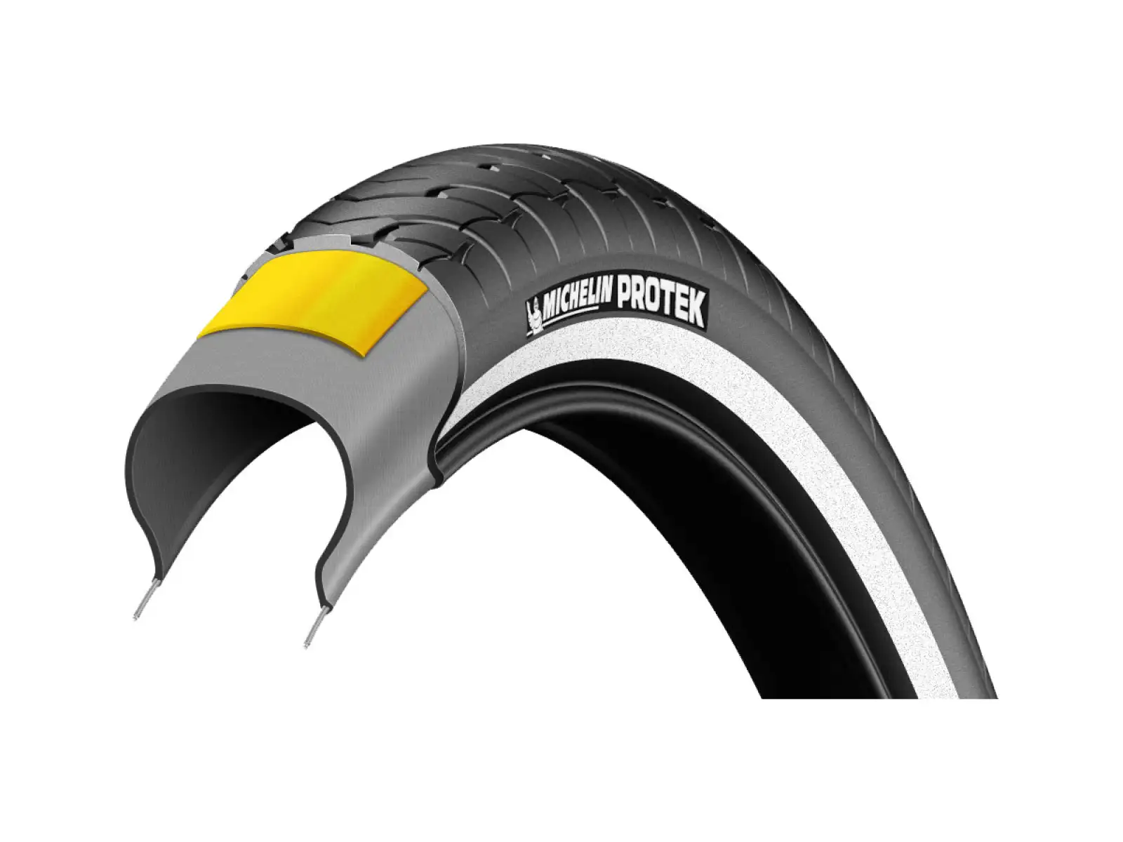 Michelin Protek 32-622 trekingový plášť drát černá